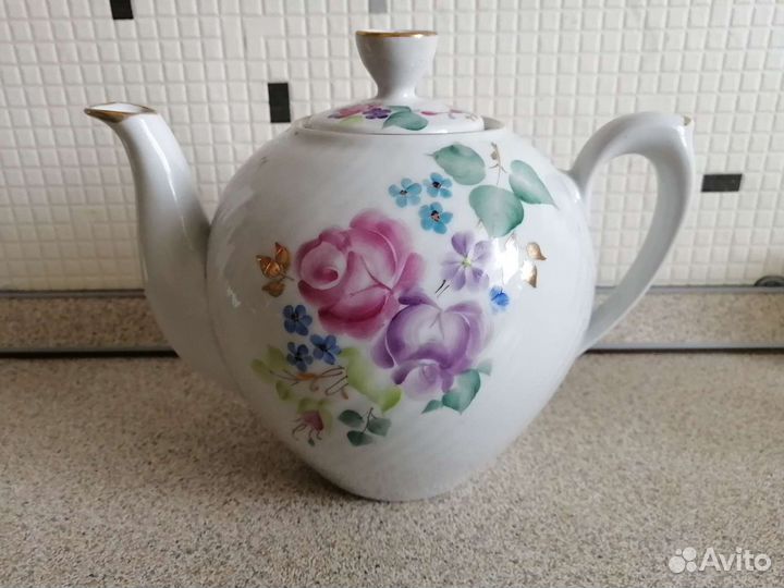 Чайник заварочный фарфоровый СССР