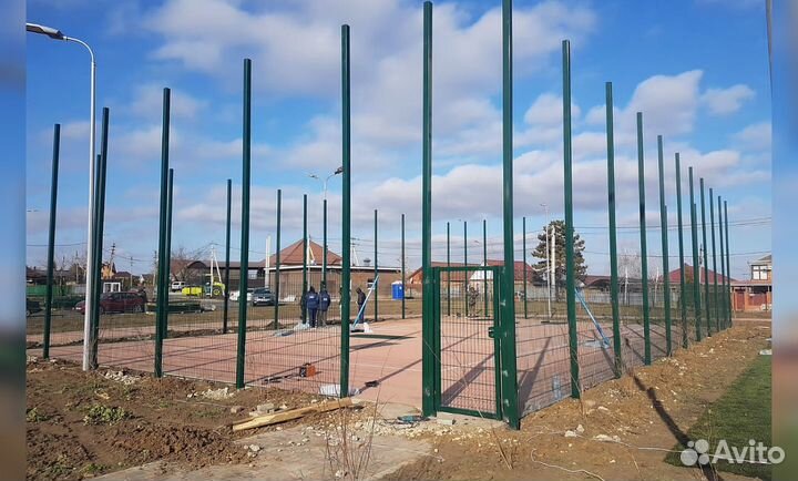 Забор сетка 3д
