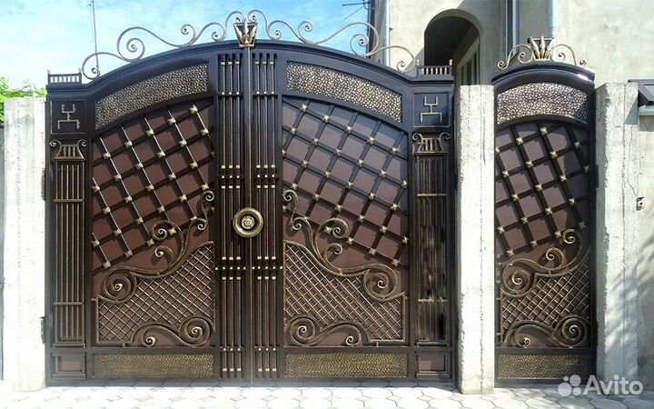 Кованые ворота