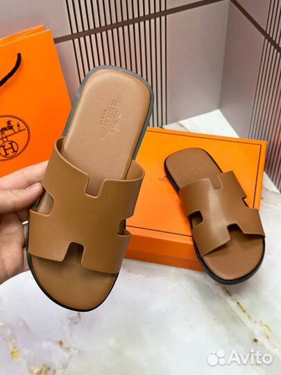 Шлепки Сланцы Hermes женские Размер 36-40