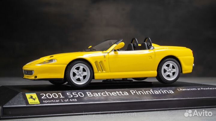 Модель Ferrari 550 Barchetta Pininfarina 1/43