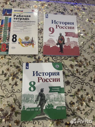 Раочие тетради, учебники, дидактические материалы