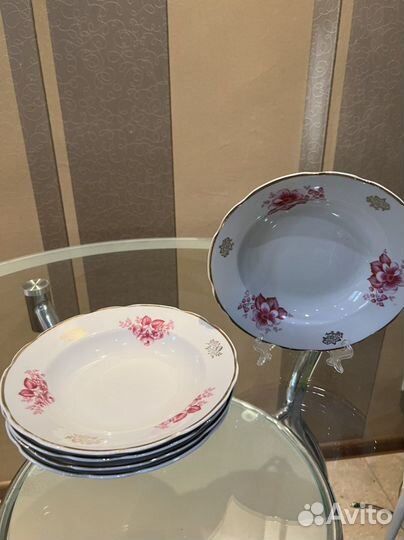 Сервиз столовый Кахла»Роза 25 предметов