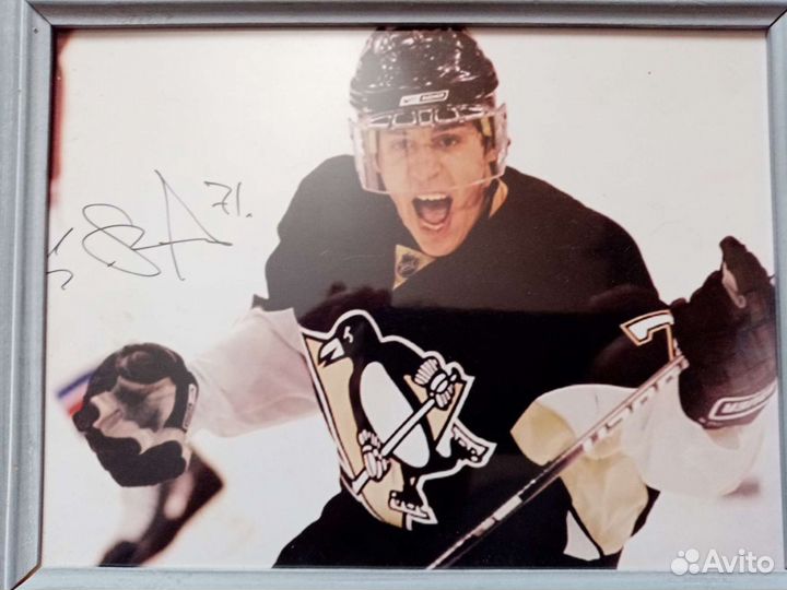 Автограф Малкина Евгения Владимировича, хоккеист