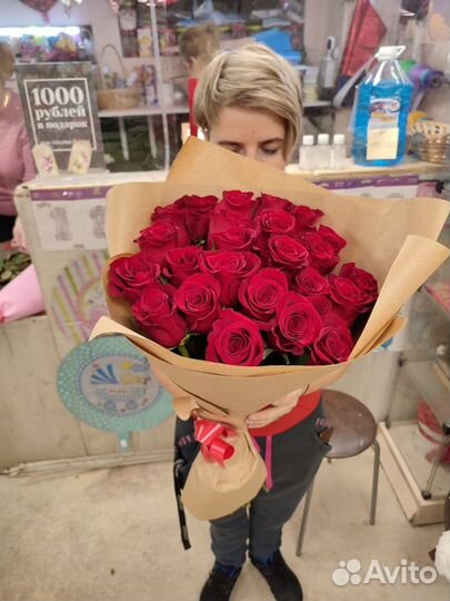 Розы 25 51 роза 101 штука доставка букеты