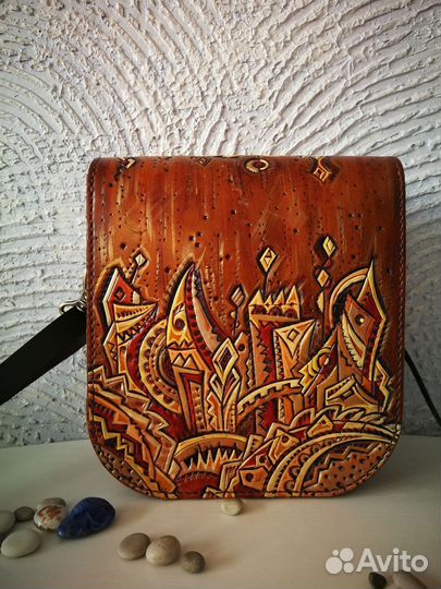 Кожаная сумка 