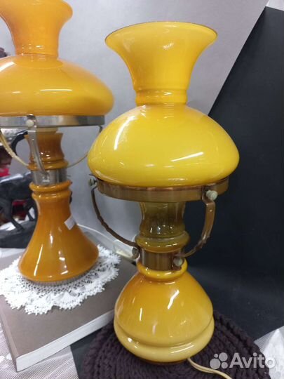 Настольная лампа под керосинку СССР