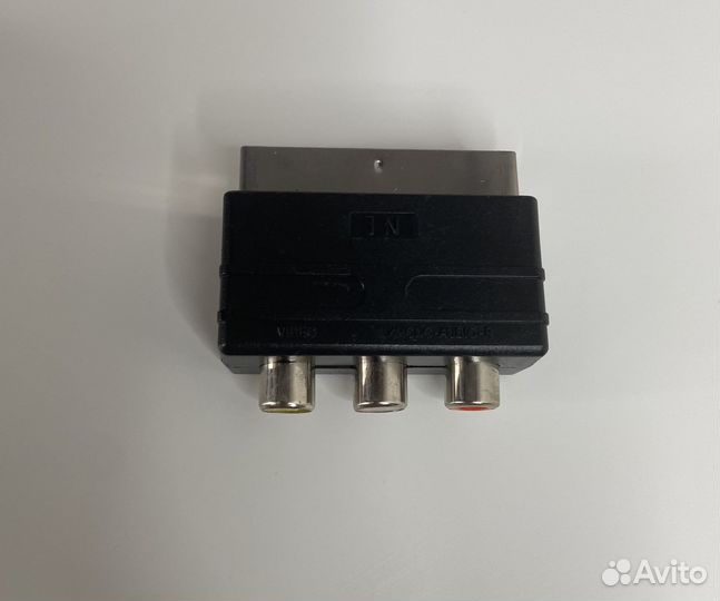 Переходник scart 3 rca тюльпаны