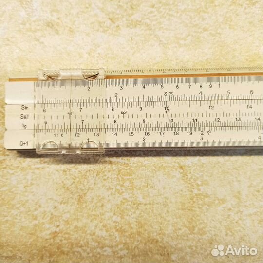 Линейка логарифмическая СССР лсло 250-10 76 год