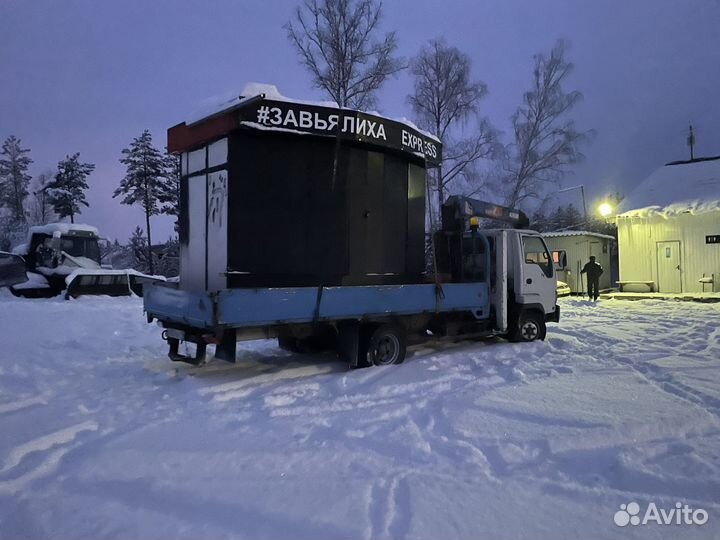 Аренда и услуги манипулятора, стрела 3 т, 10 м, борт 4 т, 6 м