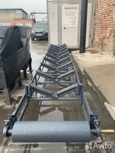 Конвейер желобообразный, двух / трех роликовый