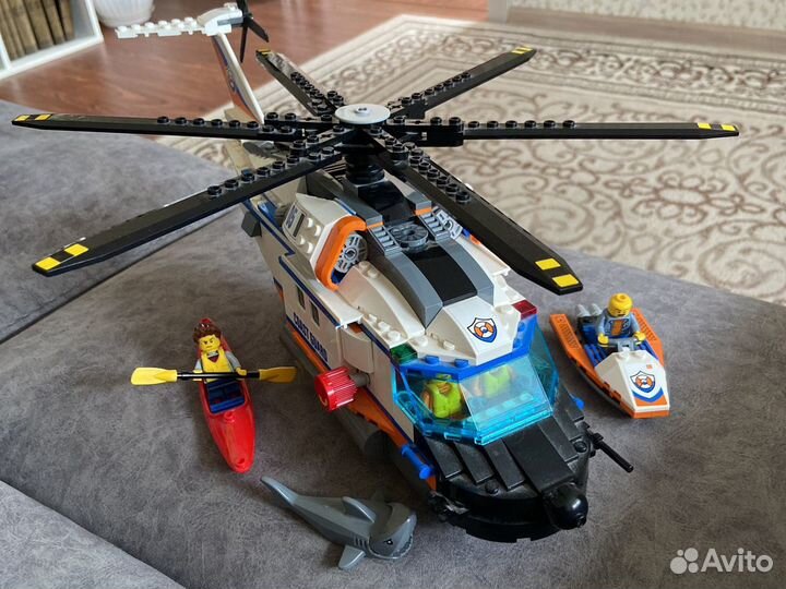 Lego city вертолет - целый набор