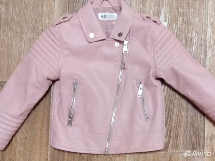 Кожанка кожзам, куртка на девочку, 98 р
