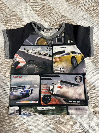 Molo шапка футболка плед. Набор