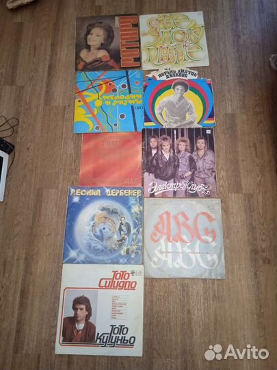 Пластинки рок, детские, из журнала Колобок и др
