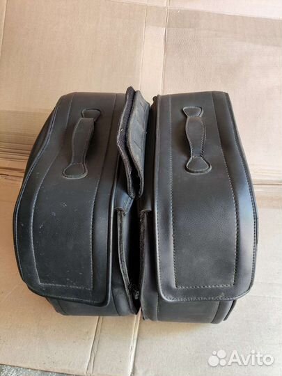 Кожаные боковые кофры sweep