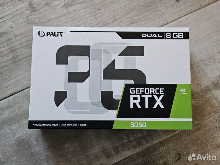 Palit GeForce RTX 3050 8GB Dual новая