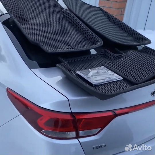 3d коврики eva с бортами KIA RIO 4
