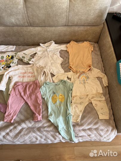 Вещи пакетом для девочек 74 80 (68 )