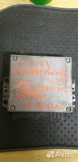 Блок управления двигателем 5wk9040 opel 2.0 16V