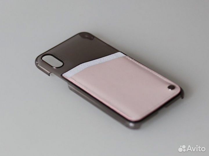 Чехол iPhone X и XS с карманом (кошельком)