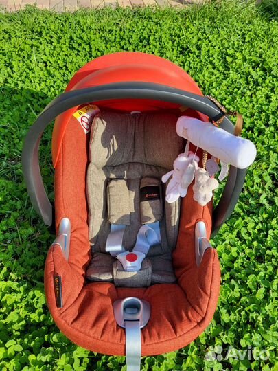 Автолюлька cybex aton q для двойни / близнецов