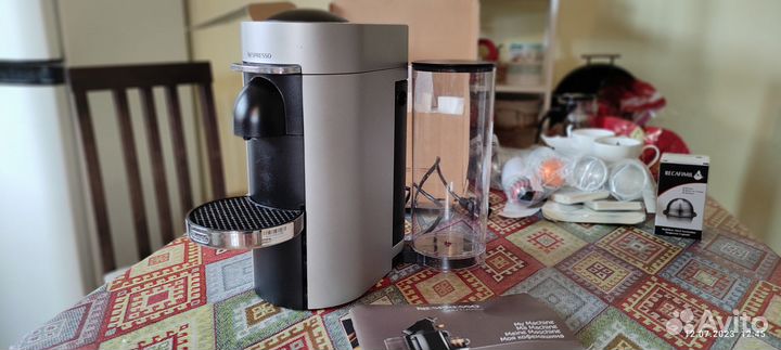 Кофемашина капсульная Delondhi Nespresso Vertuo +