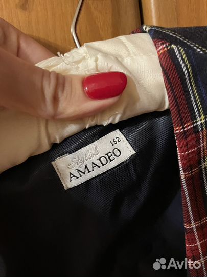 Жилетка Amadeo школьная рост 152