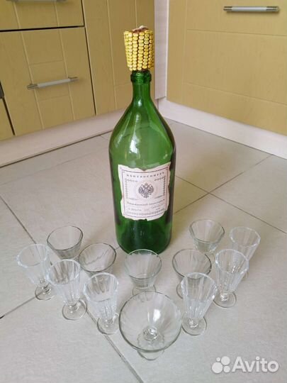 Лафитники, 11 штук