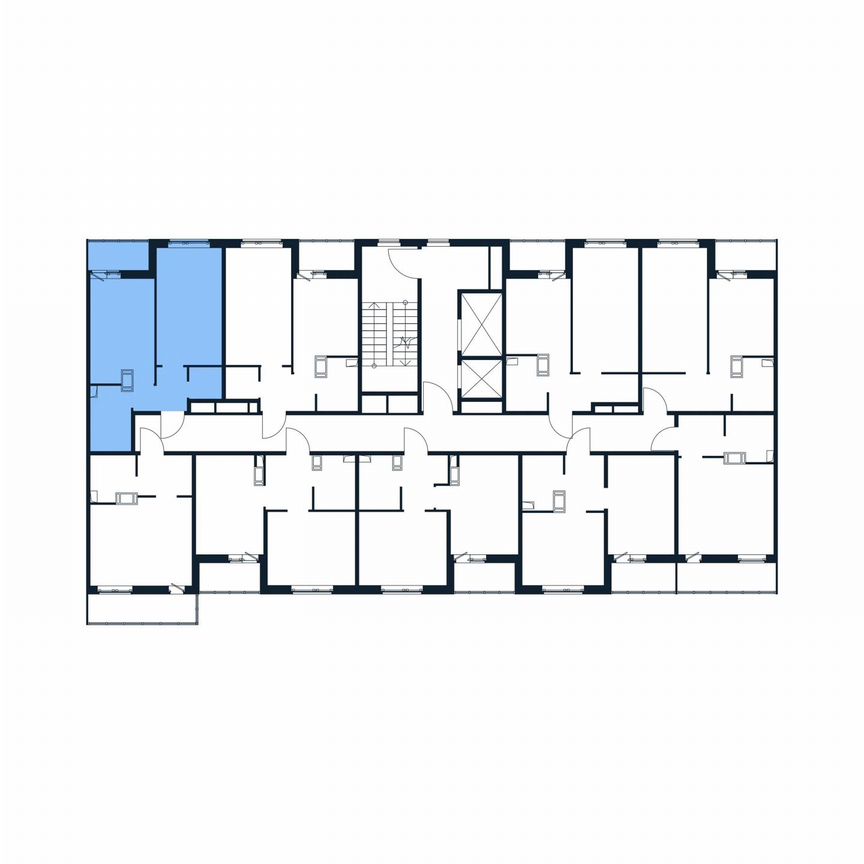 1-к. квартира, 39,3 м², 12/12 эт.