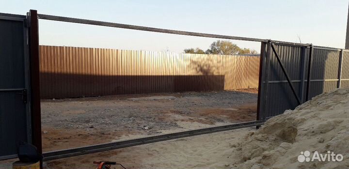 Монтаж забора