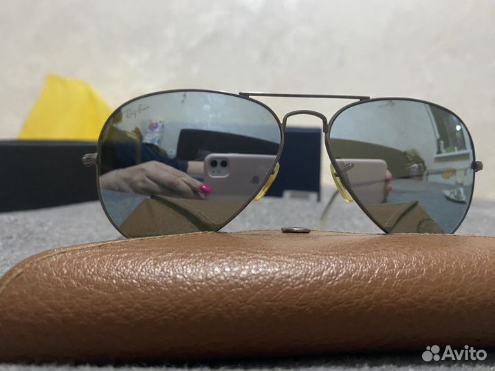 Солнцезащитные очки ray ban aviator унисекс