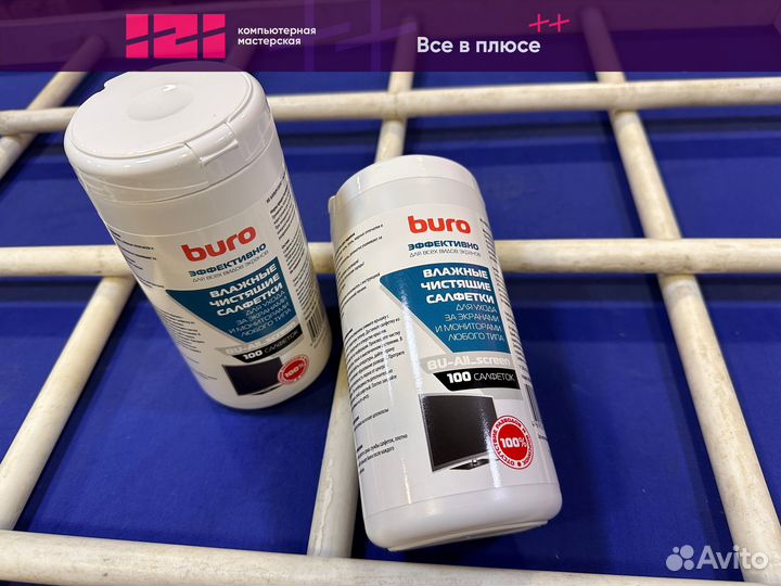 Влажные салфетки Buro для экранов мониторов