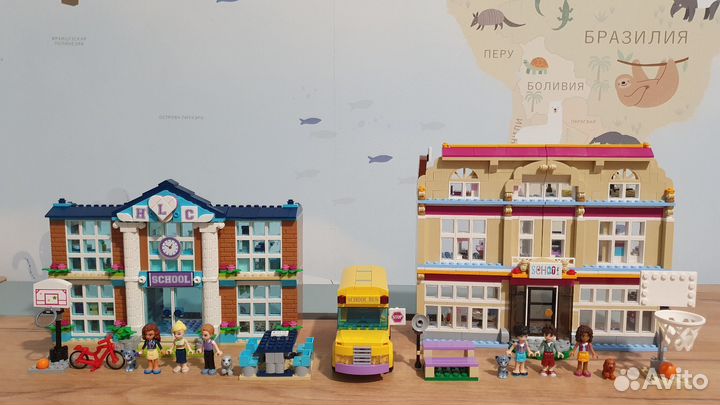 Lego friends 2 школы