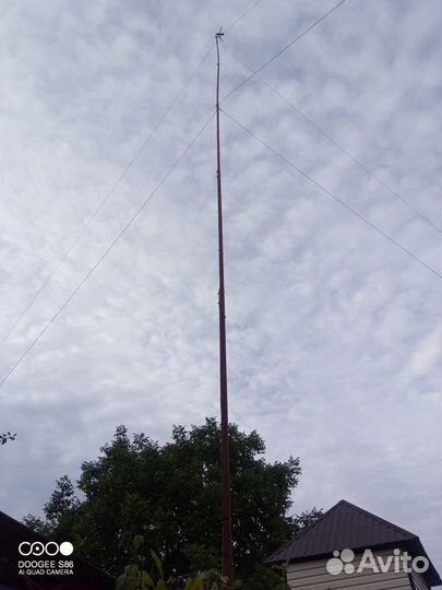 Мачта для антенны телескопическая