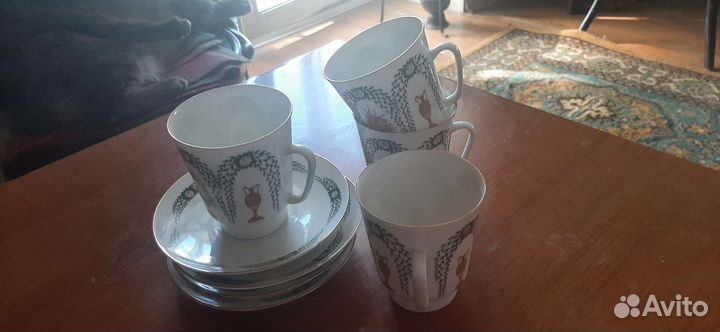 Чайная пара лфз костяной фарфор