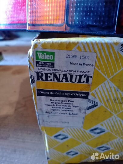 Задние фонари на renault эспас 2