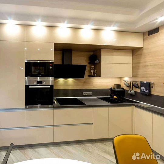 Современная кухня на заказ мдф фасады