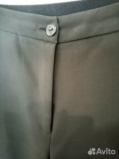 Брюки черные с полосками