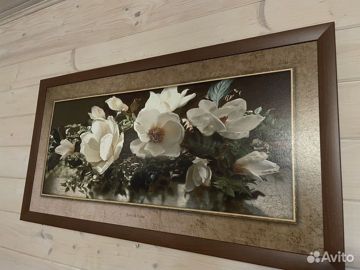 Картина букет пионы