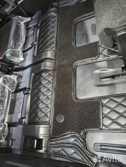 3Д коврики из экокожи toyota prado 150 7