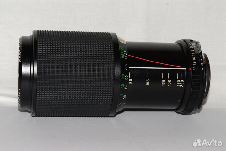 Фотообъектив Vivitar MC 80-200 4.5 зумм на Nikon