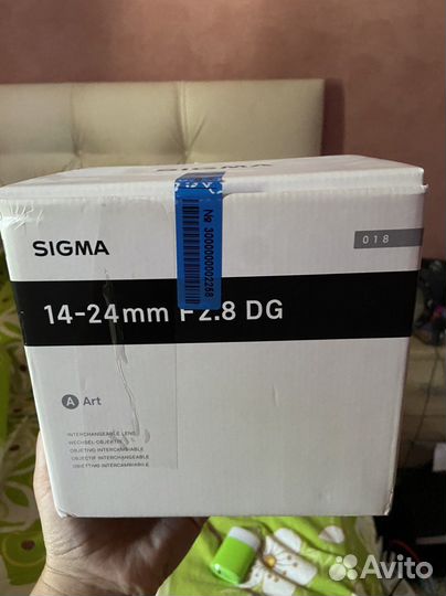 Объектив sigma art 14-24 2.8