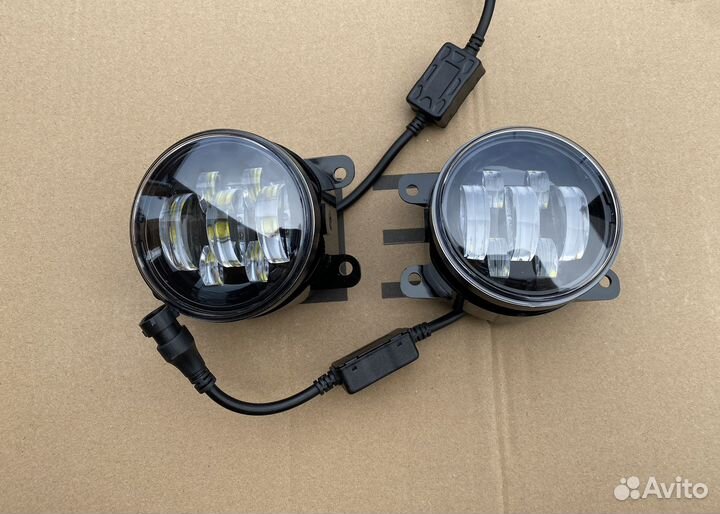 Противотуманные фары LED LADA Vesta 7 линз 70w