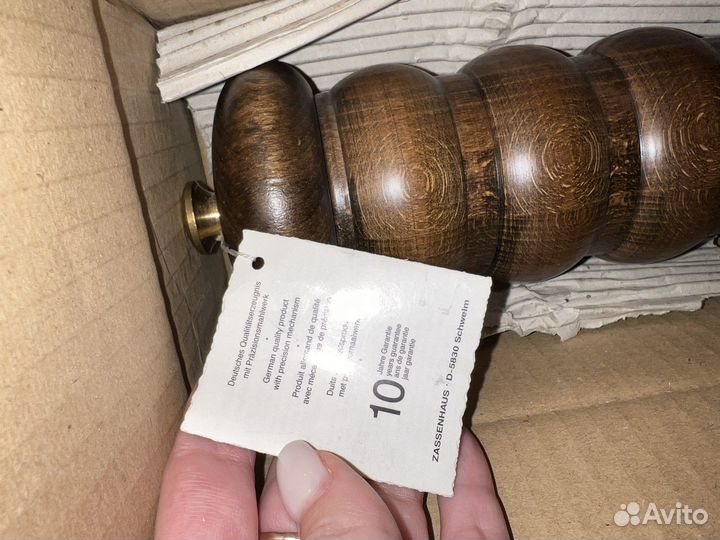 Мельница Zassenhaus для соли и перца дерево