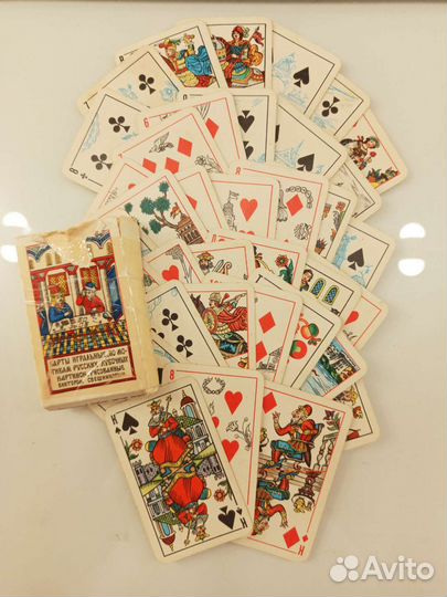 Игральные карты СССР сувенирные
