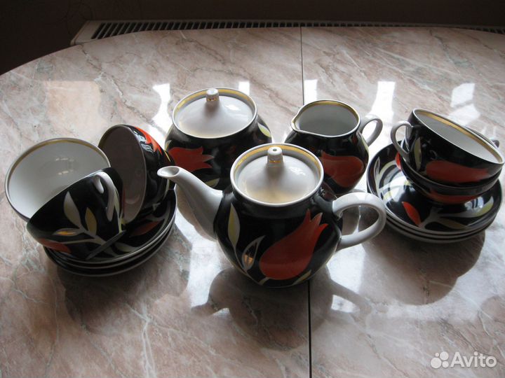 Чайный сервиз Дулево