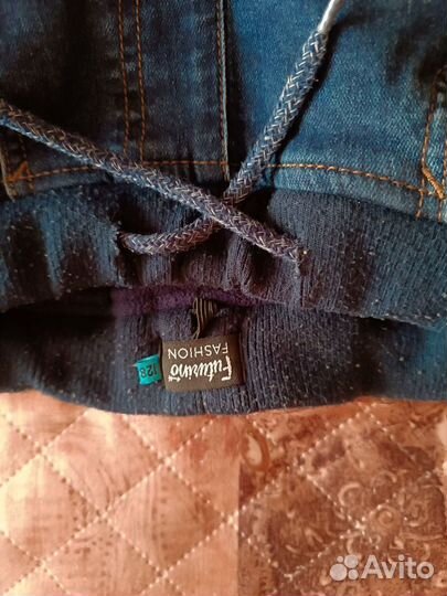 Джинсы утепленные для мальчика 128
