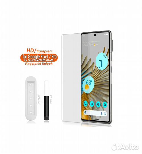 Cтекла UV Ainy для Pixel 7 Pro