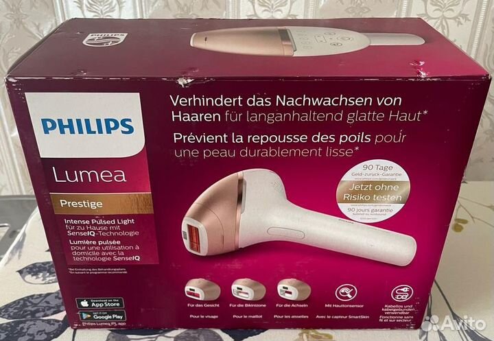 Фотоэпилятор philips lumea prestige BPI956